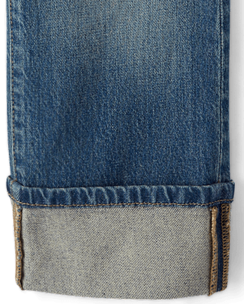 Boys Roll Cuff 90s Loose Jeans