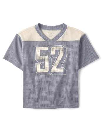 Kids Quick Dry Graphic Mesh Football Jersey
