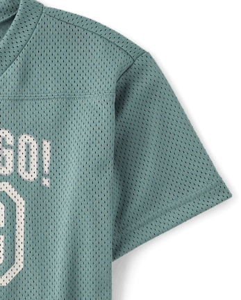 Maillot de football enfant à séchage rapide en maille graphique