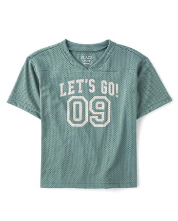 Kids Quick Dry Graphic Mesh Football Jersey