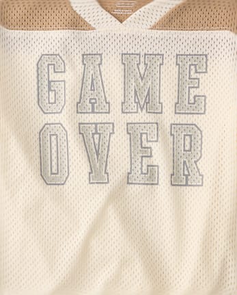 Kids Quick Dry Graphic Mesh Football Jersey