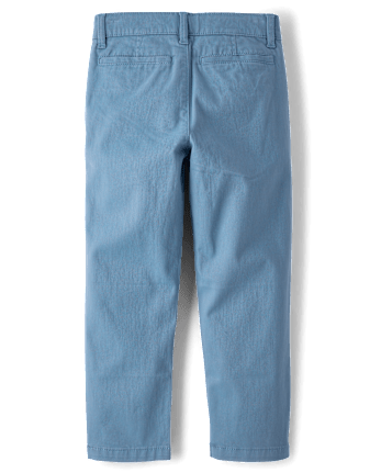 Boys Stretch Straight Chino Pants