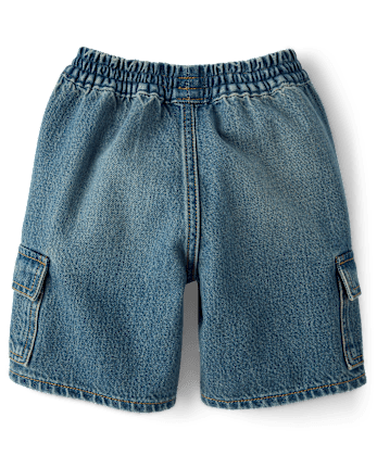 Boys Pull On Cargo Jean Shorts