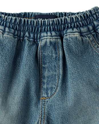 Boys Pull On Cargo Jean Shorts