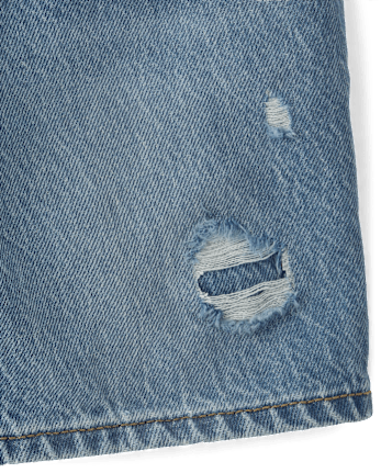 Boys Ripped Jean Shorts