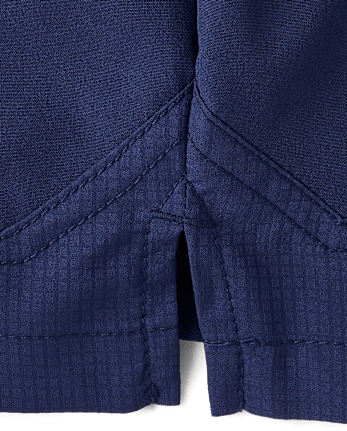 Short à enfiler pour garçon, séchage rapide, ourlet texturé