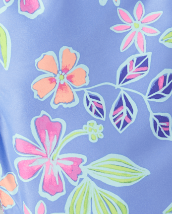 Boys Print Swim Trunks