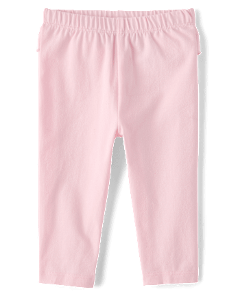 Baby Girls Bow Ruffle Leggings 2-Pack