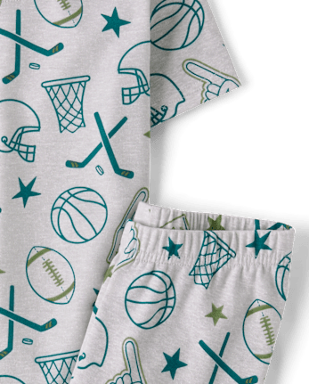 Boys Sports Snug Fit Cotton Pajamas