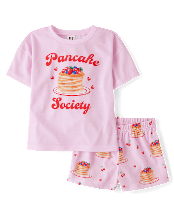 Girls Pancake Society Pajamas