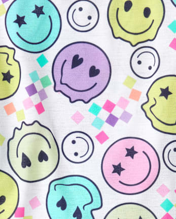 Girls Happy Face Pajamas