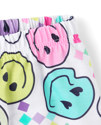 Girls Happy Face Pajamas