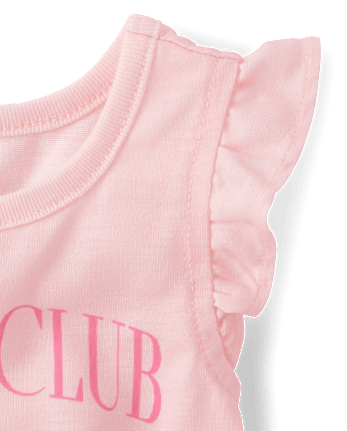 Baby And Toddler Girls Teddy Bear Bow Pajamas