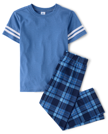 Boys Plaid Pajamas