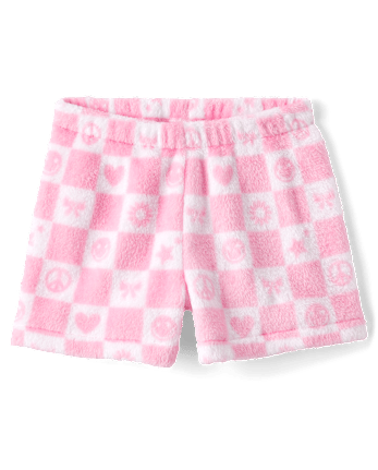 Girls Icon Pajama Shorts - Cozy Fleece