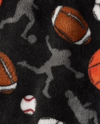 Boys Sports Pajama Shorts - Cozy Fleece