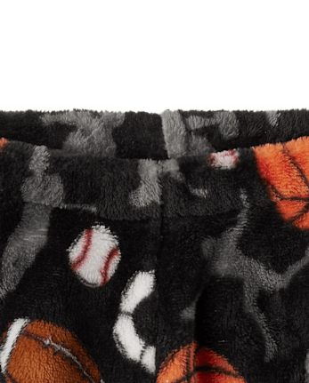 Boys Sports Pajama Shorts - Cozy Fleece