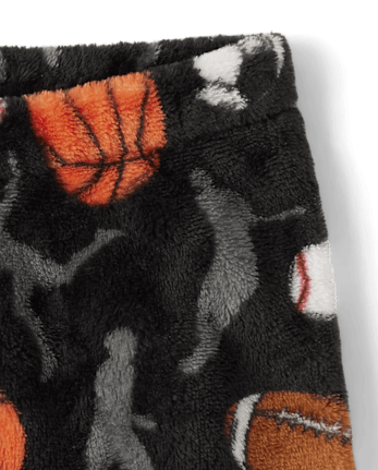 Boys Sports Pajama Shorts - Cozy Fleece