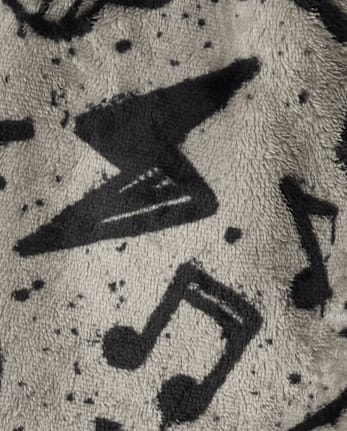 Boys Graffiti Pajama Shorts - Cozy Fleece