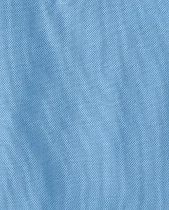 Baby And Toddler Boys Tipping Soft Pique Polo
