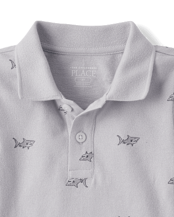 Baby And Toddler Boys Print Polo
