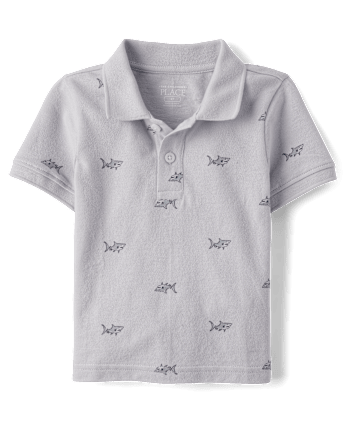 Baby And Toddler Boys Print Polo