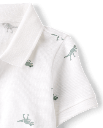 Baby And Toddler Boys Print Polo