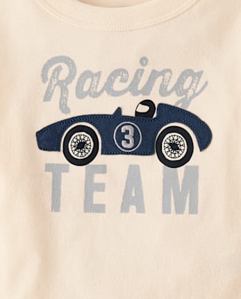 Baby And Toddler Boys Embroidered Vehicle Top