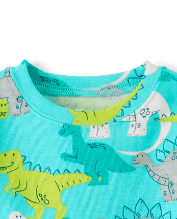 Baby And Toddler Boys Dino Snug Fit Cotton Pajamas