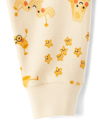Baby And Toddler Pasta Friends Snug Fit Cotton Pajamas