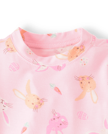 Pyjamas de Pâques assortis pour bébés et petites filles - Ultra doux