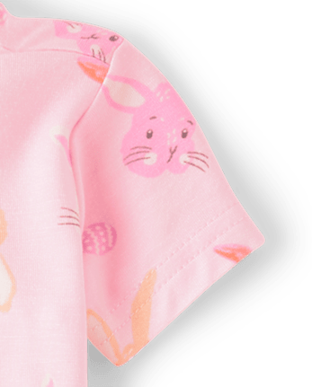 Pyjamas de Pâques assortis pour bébés et petites filles - Ultra doux