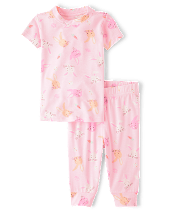 Baby And Toddler Girls Matching Family Easter Pajamas - Super Soft