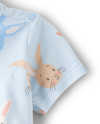 Pyjamas de Pâques assortis pour bébés et petits garçons - Ultra doux