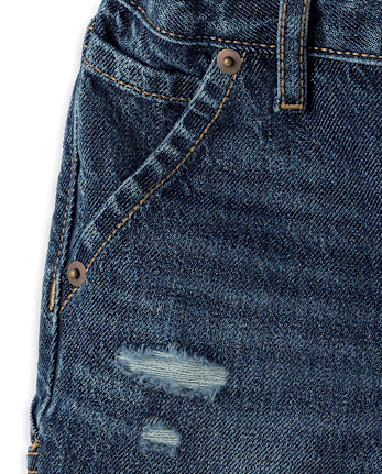 Baby And Toddler Boys Ripped Baggy Utility Jorts