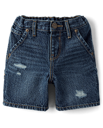 Baby And Toddler Boys Ripped Baggy Utility Jorts