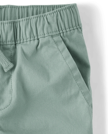 Baby And Toddler Boys Stretch Straight Pull On Chino Pants
