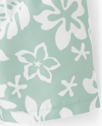 Baby And Toddler Boys Tropical Swim Trunks