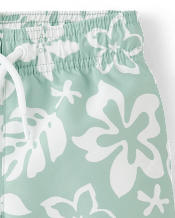 Baby And Toddler Boys Tropical Swim Trunks