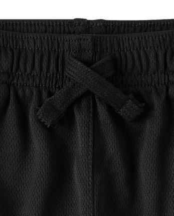 Baby And Toddler Boys Quick Dry Striped Mesh Lined Active Shorts