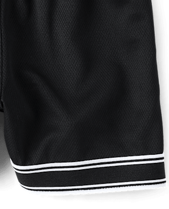 Baby And Toddler Boys Quick Dry Striped Mesh Lined Active Shorts