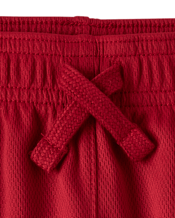 Baby And Toddler Boys Quick Dry Striped Mesh Lined Active Shorts