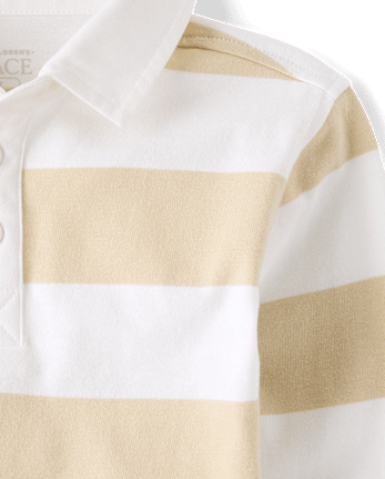 Baby And Toddler Striped Rugby Polo
