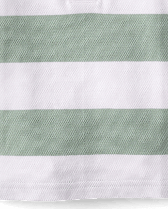 Baby And Toddler Boys Striped Soft Pique Polo