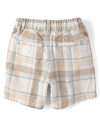 Baby And Toddler Boys Plaid Chino Shorts