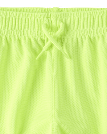 Short de sport en maille à séchage rapide avec bandes latérales pour bébés et petits garçons