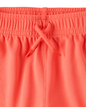 Short de sport en maille à séchage rapide avec bandes latérales pour bébés et petits garçons