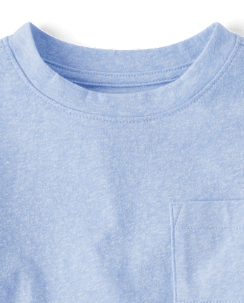 Baby And Toddler Marled Pocket Tee