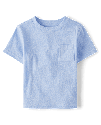 Baby And Toddler Marled Pocket Tee