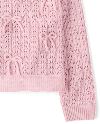 Toddler Girls Bow Sweater